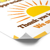 Appreciation Week Sign, Personeel Appreciation Sig Poster (Hoek)