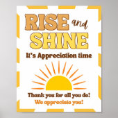 Appreciation Week Sign, Personeel Appreciation Sig Poster (Voorkant)