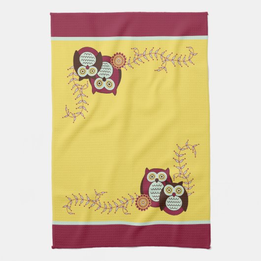 Apprécier la serviette de cuisine de hiboux de (Vertical)