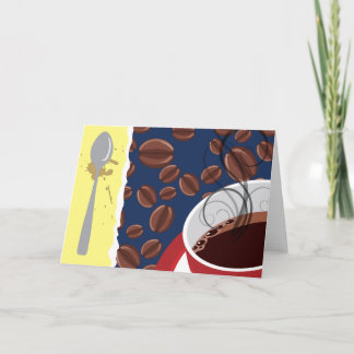 Appréciez la carte de café