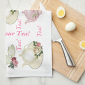 Appréciez votre serviette de thé de théière de thé (Quart Plié)