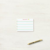 Apprendre à écrire une note Post-It (Sur un bureau)