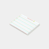 Apprendre à écrire une note Post-It (Incliné)