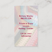 Apprendre à utiliser un modèle de carte de visite (Dos)