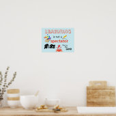 Apprendre. . . Entrez dans le jeu ! Poster en clas (Cuisine)