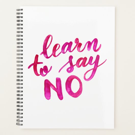 Apprenez à dire non - rose (Devant)