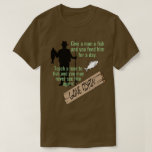 Apprenez à un homme à pêcher le T-shirt drôle<br><div class="desc">Ce drôle de T-shirt dit : Donnez un homme à pêcher et vous le nourrissez pendant une journée. Apprenez à un homme à pêcher et vous ne le reverrez peut-être plus jamais ! Cette mignonne chemise est le cadeau parfait pour le pêcheur dans votre vie. Après tout, qui ne préférerait...</div>