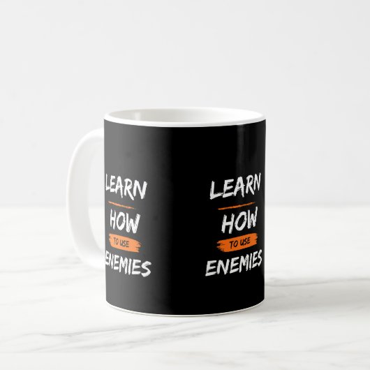Apprenez À Utiliser Vos Ennemis Mug (Devant gauche)