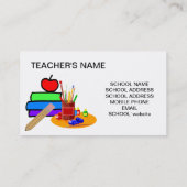 APPRENEZ LE CARTE DE VISITE D'ÉDUCATEURS (Dos)