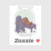 Apprenez-Moi À Ne Pas Prendre Soin Des Stickers Co (Feuille)