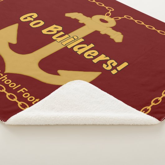 Apprentice School “Go Builders” Sherpa Blanket Deken (3/4)