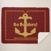 Apprentice School “Go Builders” Sherpa Blanket Deken (Voorkant (horizontaal))