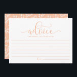 Apprentissage de la calligraphie pour l'épouse<br><div class="desc">Conseils de calligraphie de la Pêche pour la carte de mariée à devenir | Écrivez votre conseil pour la future mariée avec cette carte de souvenirs vierge. Il présente une calligraphie géologique avec motif de feuillage. Des éléments correspondants sont disponibles.</div>