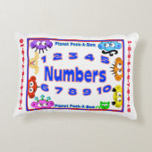 Apprentissage du Coussin préscolaire - ABC & 1-2-3 (Dos)