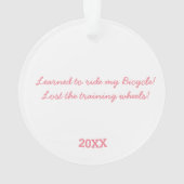 Appris à rouler mon vélo Perdu la roue d'entraînem (dos)