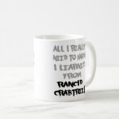 Appris de la tasse rance de Crabtree (Devant droit)