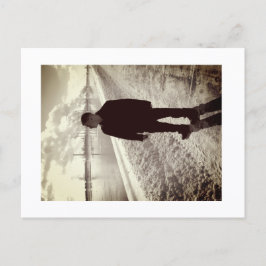 Approachable Wolf Post Card Print Briefkaart