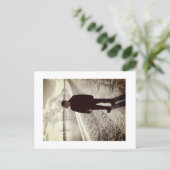 Approachable Wolf Post Card Print Briefkaart (Staand voorkant)