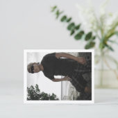 Approachable Wolf Post Card Print Briefkaart (Staand voorkant)