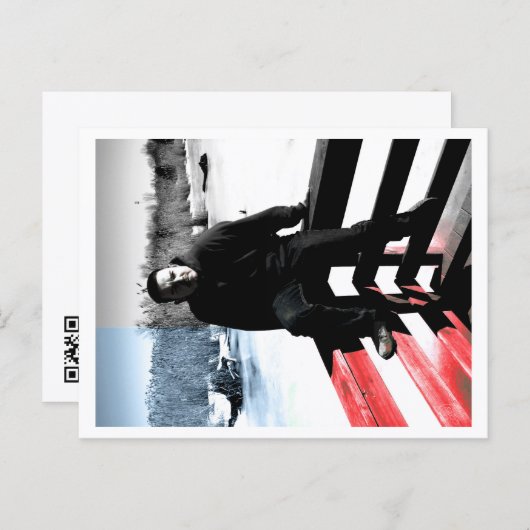 Approachable Wolf Post Card Print Briefkaart (Voorkant / Achterkant)