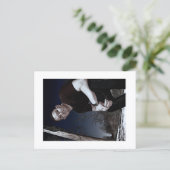 Approachable Wolf Post Card Print Briefkaart (Staand voorkant)