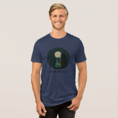 Approachable Wolf Tee Tri-Blend Shirt (Voorkant volledig)