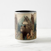 Approachable Wolf : Wilderness Mug (Centre)