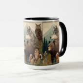 Approachable Wolf : Wilderness Mug Mok (Voorkant rechts)