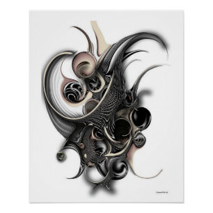 "Approche vs abstraction", affiche brillante