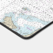 Approches de la nouvelle carte nautique du port de (Coin)