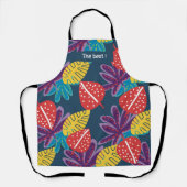 Appron maman avec tablier à motifs floraux tropica (Recto)