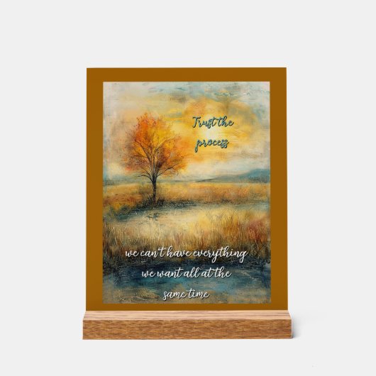 Approuver le signe acrylique du processus (Recto)