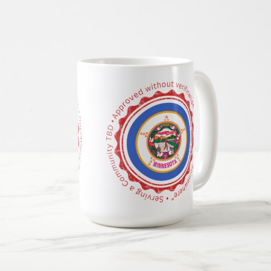Approved Without Verification – Minnesota Mug (Devant droit)