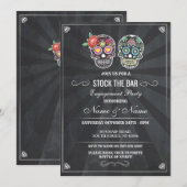 Approvisionnez le bar Sugar Skulls Invitation Hall (Devant / Derrière)