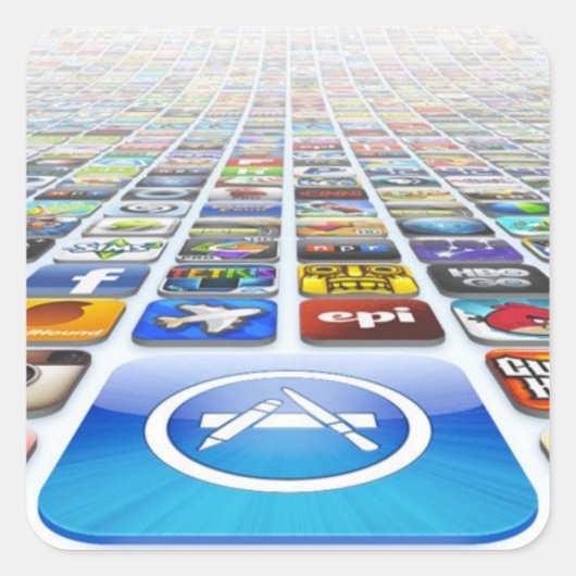 Appstore Apps Sticker (Voorkant)