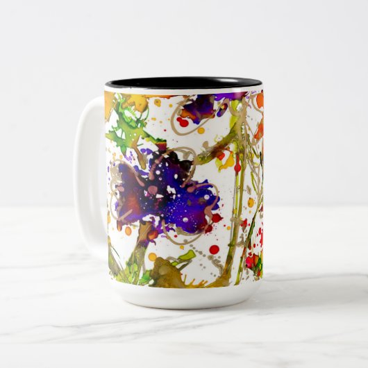 Appuyer Le Long Sens Heureux Lovitude Mug (Devant gauche)