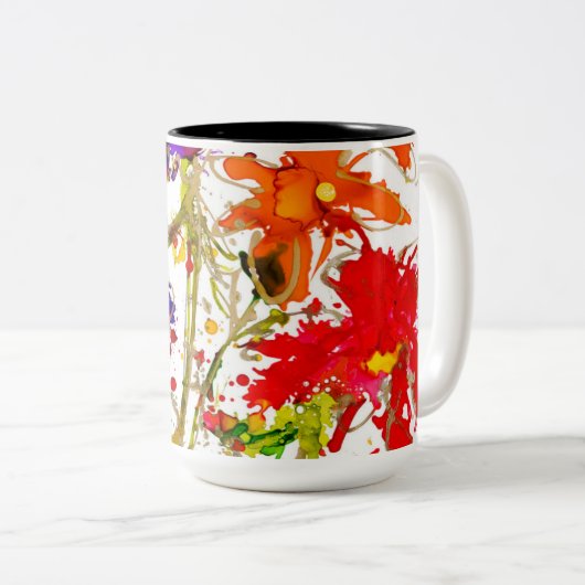 Appuyer Le Long Sens Heureux Lovitude Mug (Devant droit)