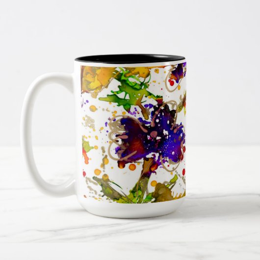 Appuyer Le Long Sens Heureux Lovitude Mug (Gauche)
