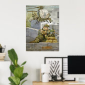 Appuyer nos troupes Poster militaire Forces spécia (Bureau à domicile)