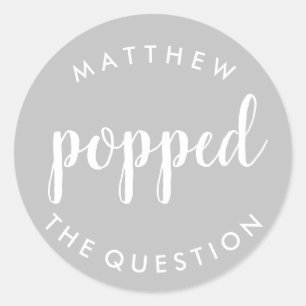 Appuyez sur le bouton Question Sticker Silver