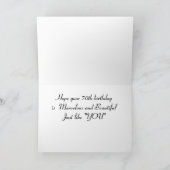 APPY **70th** BIRTHDAY ***SISTER *** KAART (Binnen)