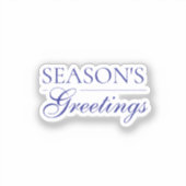  appy New Year Merry Christmas Holiday Sticker (Voorkant)