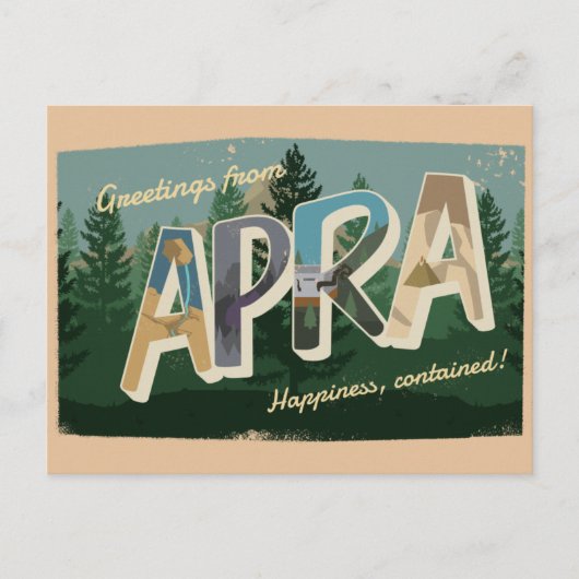 APRA-Briefkaart Briefkaart (Voorkant)