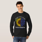 Apraxia Awareness NO ONE WALKS ALONE TOMORROW NEED T-shirt (Voorkant volledig)
