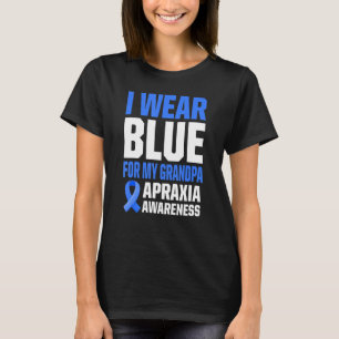 Apraxia Awareness Survivor Draag Warrior 7 T-shirt