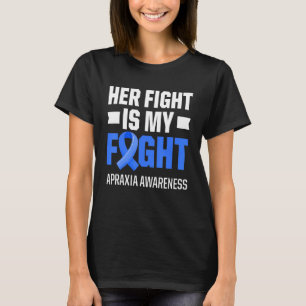 Apraxia Awareness Survivor Fight Warrior 3 T-shirt