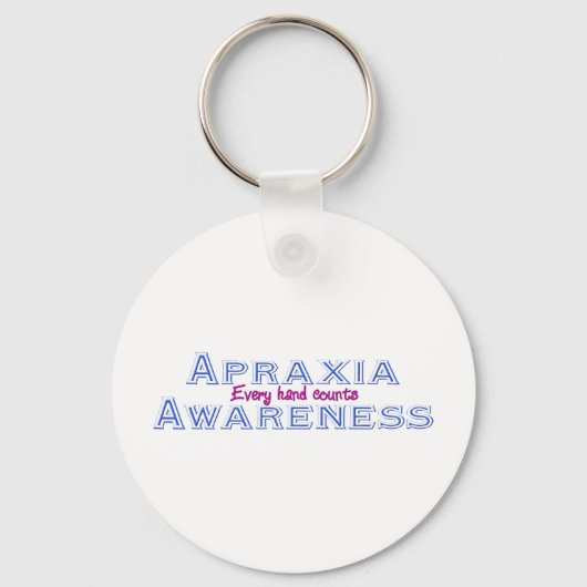 Apraxie Sleutelhanger (Voorkant)
