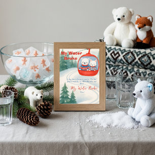 Après Bébé ski Baby Mijn Vlies Is Gebroken Spelbor Kaart