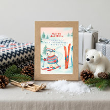 Après Bébé Ski baby Polar Bear Cartes et Cadeaux P