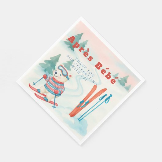 Après Bébé ski Polar Bear Servet (Hoek)